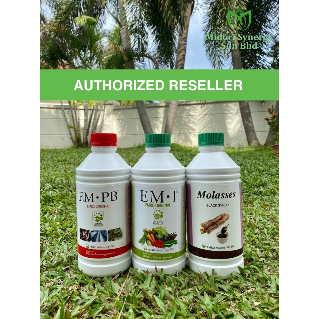 EMRO ORIGINAL(1 litre) + EM Molasses (1 litre) + EM PB (1 litre)
